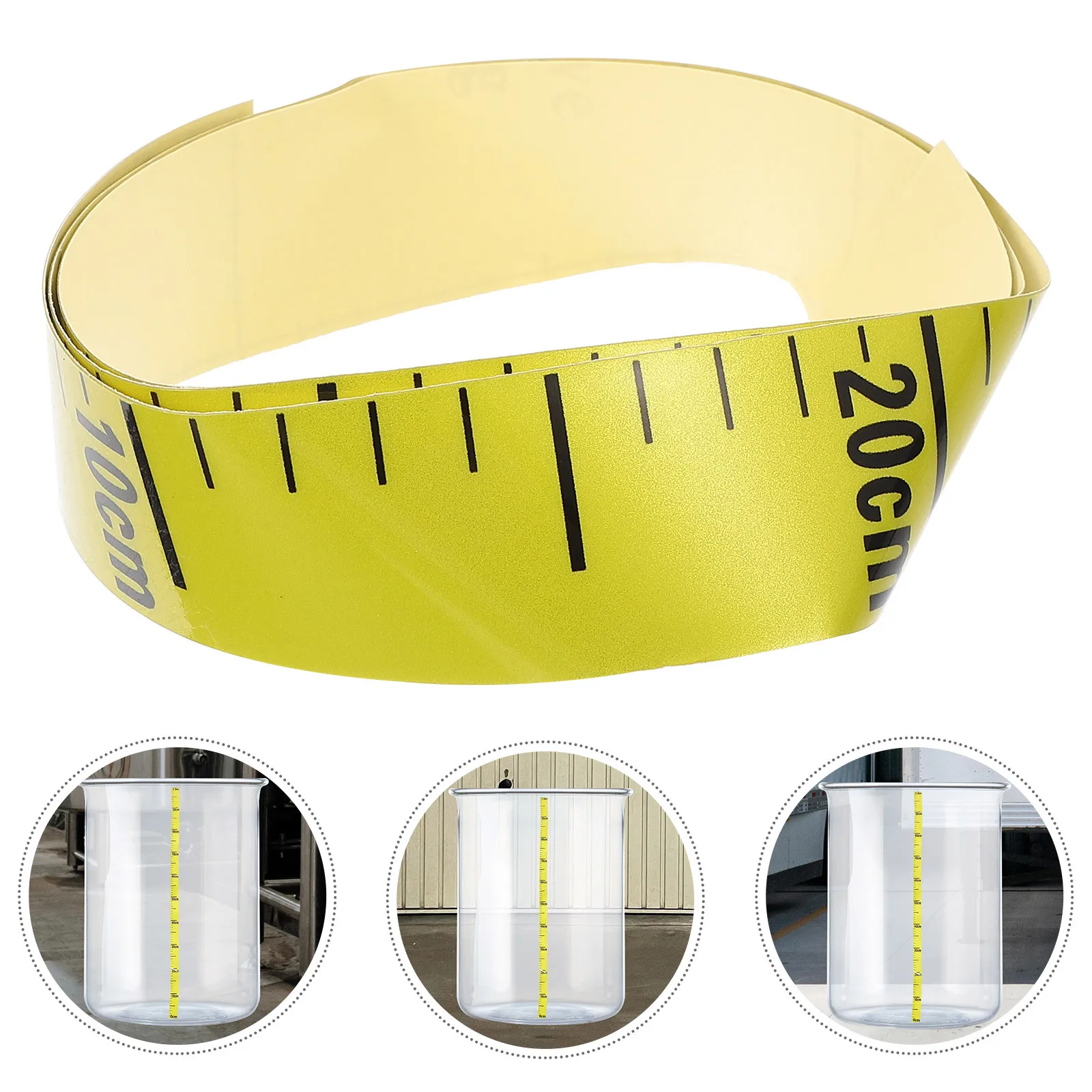 자체 접착식 수위 게이지 스티커 정밀 스케일 측정 라벨 정확한 액체 레벨 표시 측정 도구