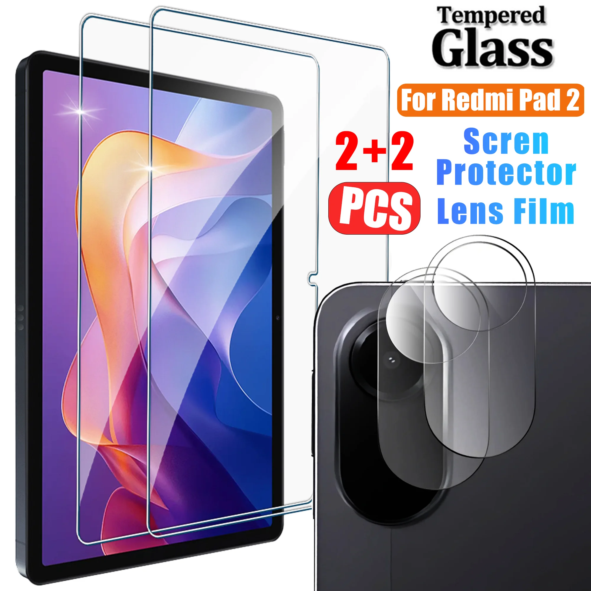 For Redmi Pad2 Screen Protective Film And Camera Protectors For Redmi ...