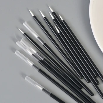 50Pcs/Pack Disposable Eyeliner Brushes, Fine Fiber Precision Applicator, Professional Beauty Tools for Eyelash Lip Makeup 1