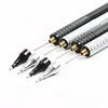 0.3 0.5 0.7 0.9 2.0mm Full Metal Mechanical Pencil Set Art Sketch HB Leads Retractable Nib School Writing Pencil Gift Stationery 3