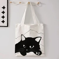 Kawaii Chic dessin animé animaux chat grande capacité sac fourre-tout papillon, Panda élégant sac à bandoulière pour les femmes 2
