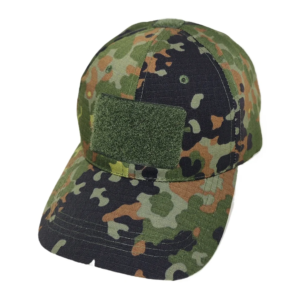 

Germany Style Camouflage Baseball Cap for Men Women Outdoor Sports Hat with Patch Badge