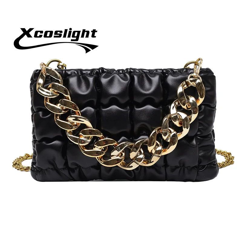 

Messenger Small Square Bag Luxury Purses Designer Leather Shoulder Bags for Women Underarm Sac A Main New