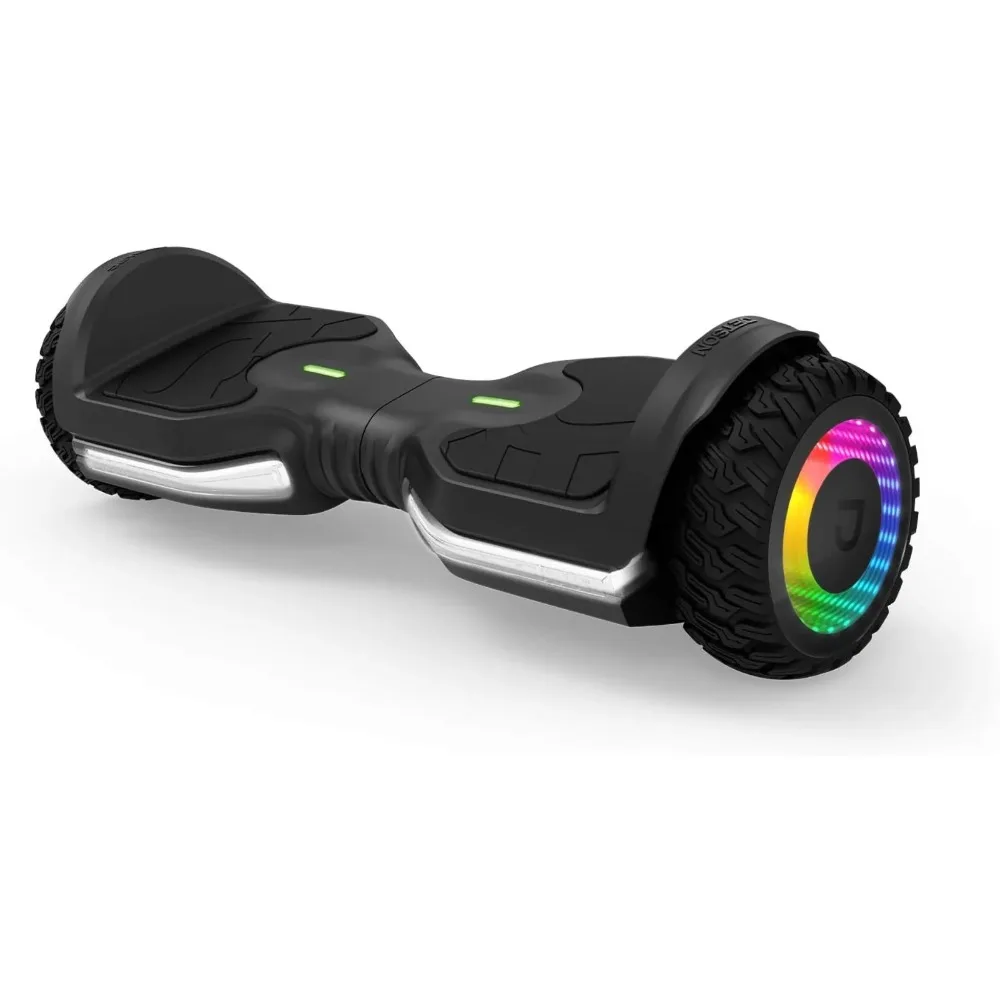 

Self Balancing Hoverboard with Built in Bluetooth Speaker | Includes All Terrain Tires | LED Lights