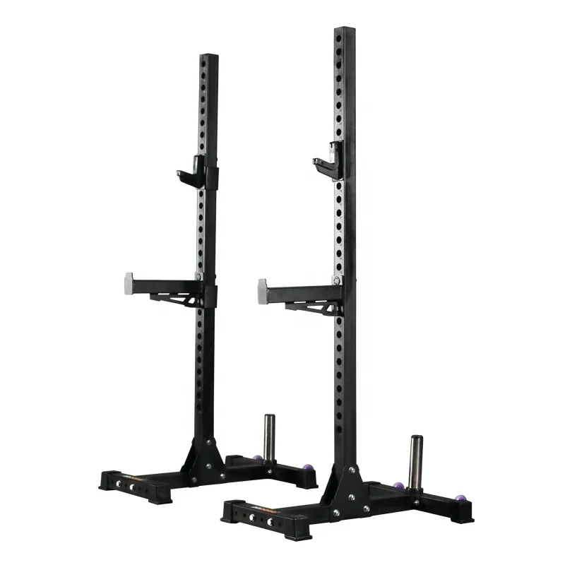 Attrezzatura Per Bodybuilding Black Squat Rack Separato Portatile Half Squat Power Rack Parts Equipment Gym Squat Rack