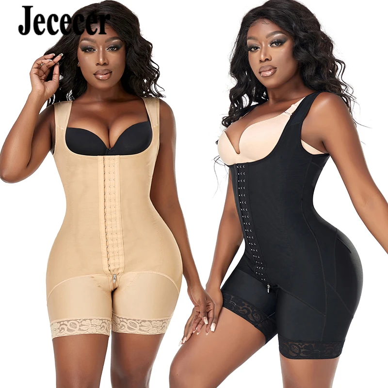 WE2843 Women Shapewear Bodysuit Body Shaper Jumpsuit Underbust Slimming  Cinchers Waist Trainer Compression Spandex Rompers