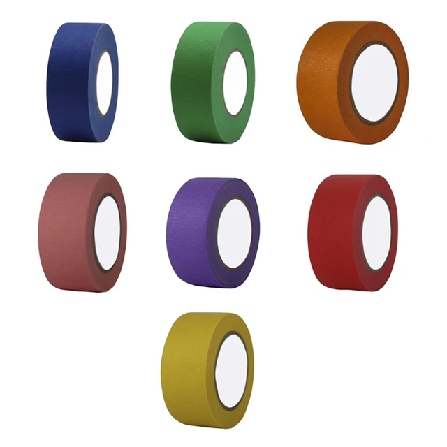 1 Inch Masking Tape for Painting Crafts DIY Pack of 12 Writable