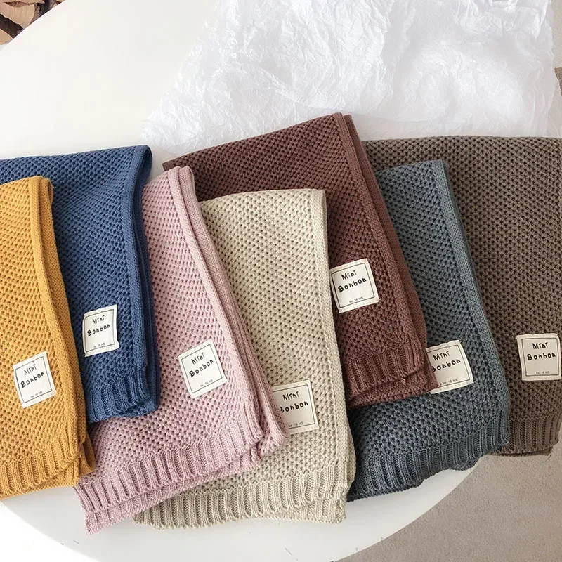 1Pc Simple and Multifunctional Winter Solid Color Adult Scarf, Winter Warm and Fashionable Scarf, Versatile and Thick