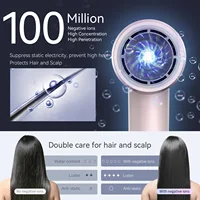 ANLAN High Speed Hair Dryer Fast Drying Low Noise Negative Ionic 120000 RPM Motor Professional Hair Care Magnetic Nozzle Dryer 2