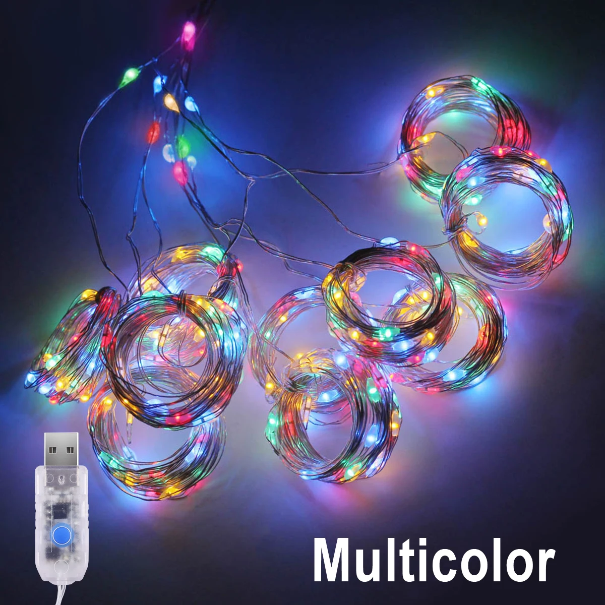 3M LED Curtain Lights USB Fairy String Lights Festival Lighting Window LED Strip Chain Lamp Home Bedroom Wedding Christmas Decor