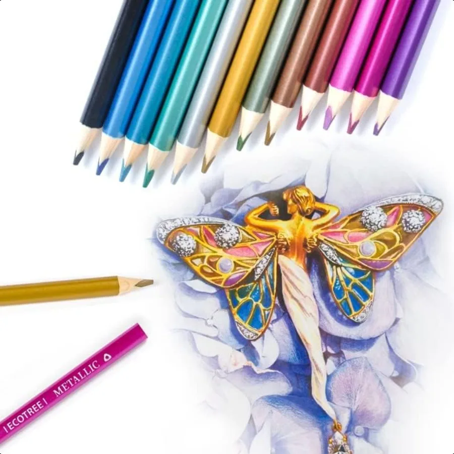 Colored Pencils Set for Adult Coloring 36 Count