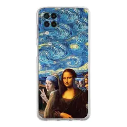 Art Aesthetic David and Mona Lisa Phone Case Cover - Samsung A32 (B7)