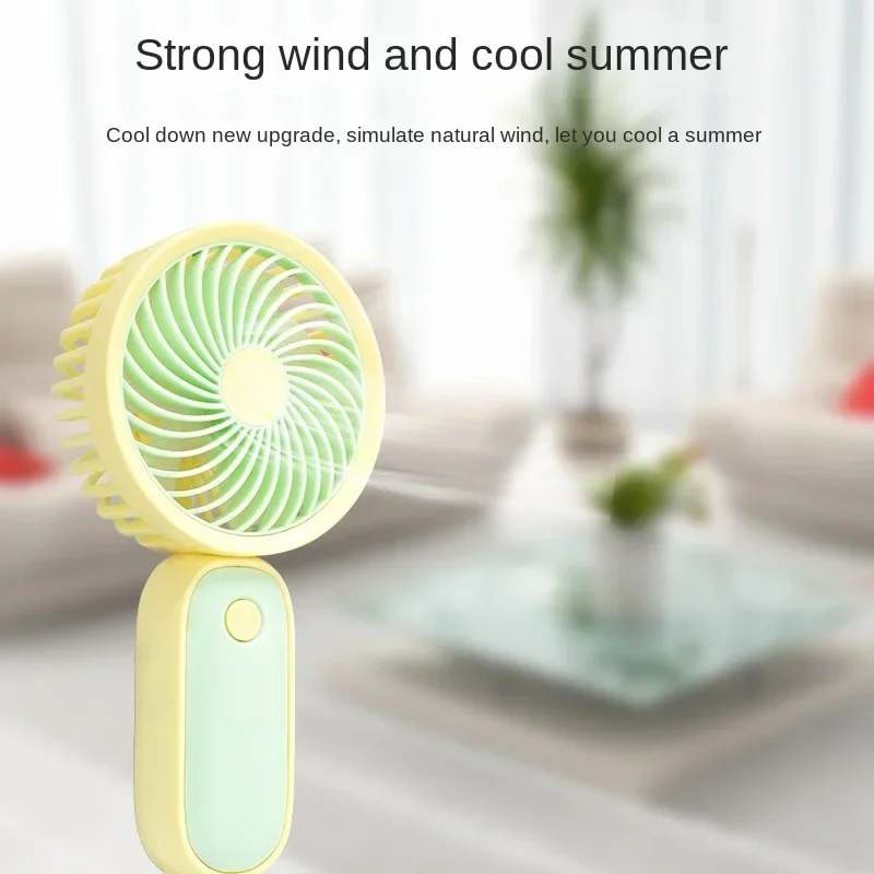 

New Summer Cool Mini Hanging Rope Small Fan USB Electric Fan Convenient High Wind Silent Handheld Fan