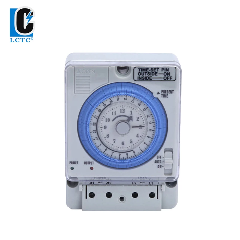 MechanicalTimer24HoursTimeSwitchRelayElectricalProgrammable