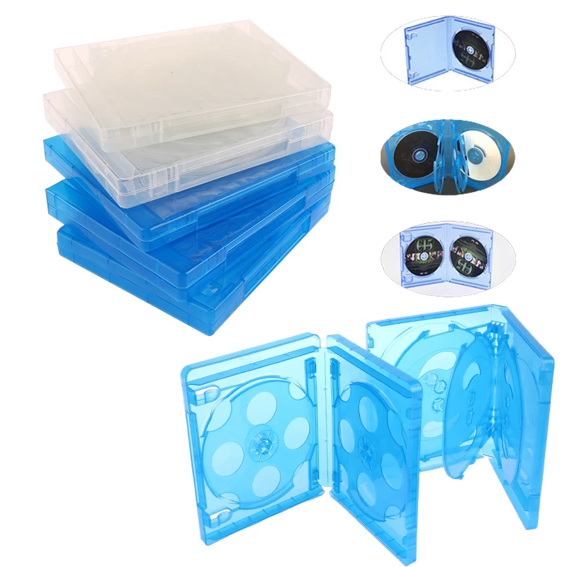 Cd Case Cd Storage Box 1Pc Blu-Ray Custodie Di Ricambio Per Giochi Scatola Protettiva Per Ps4 Ps5 Cd Dvd Discs Storage Bracket Box