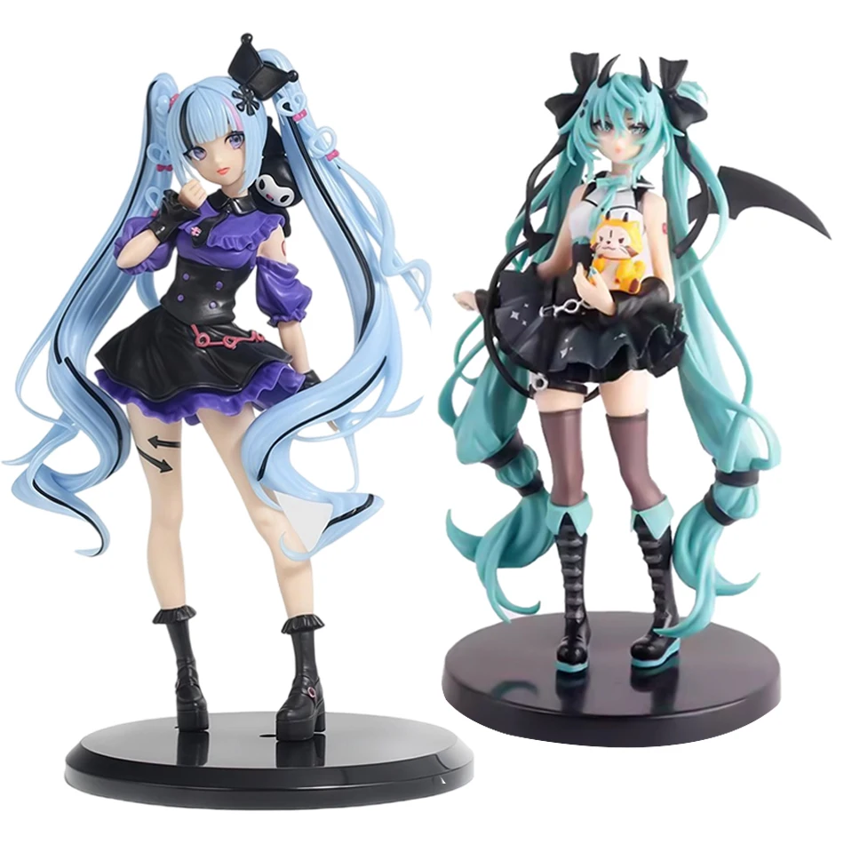 Anime Vocaloid Trio PVC Action Figure Collection - Hatsune Miku & Kasane Utau Gift Edition