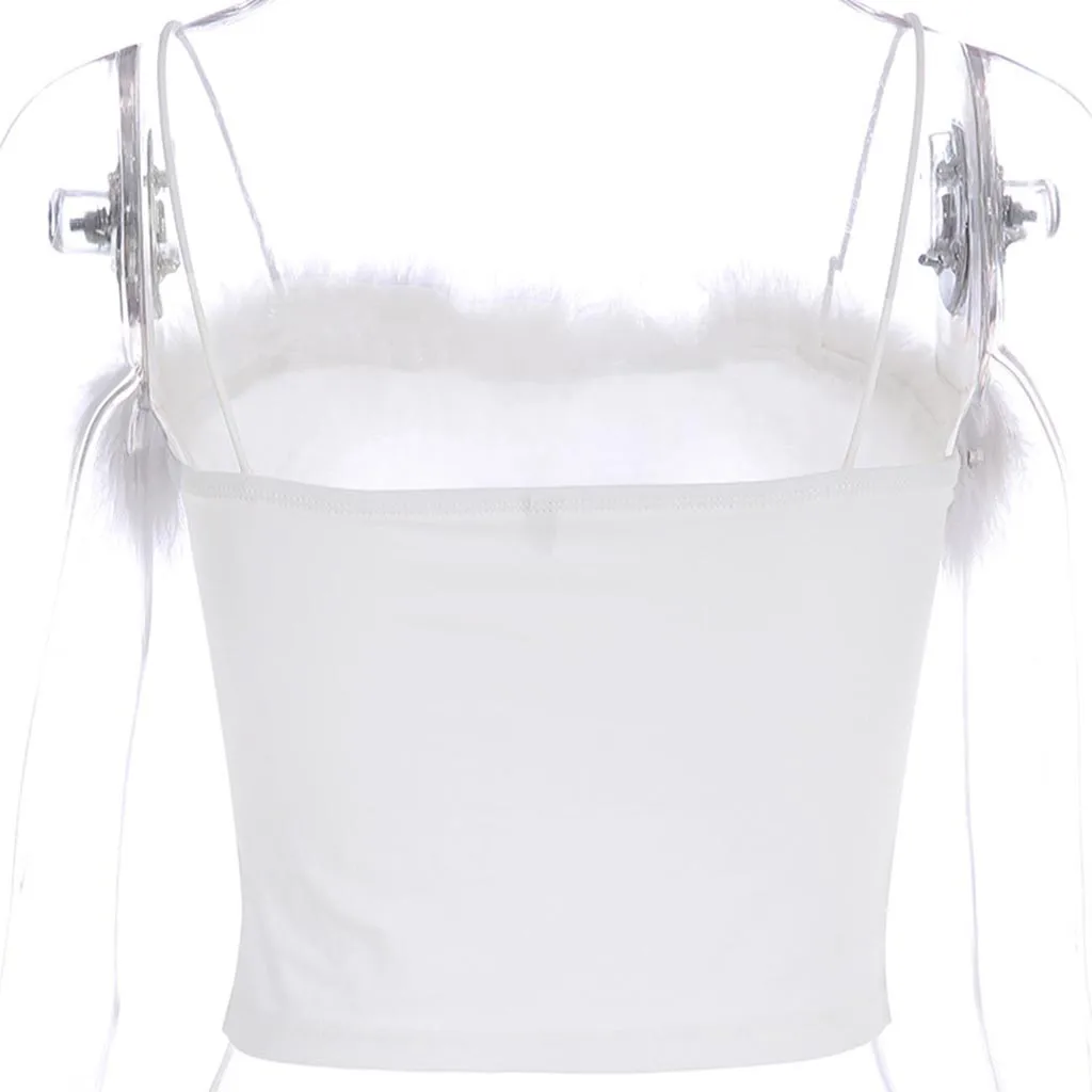 

Майка женская Светоотражающая, пикантный топ-труба с пряжкой, базовый топ в стиле K-POP