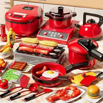 Kids Pretend Kitchen Cooking Toy Set 1
