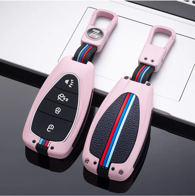 Custodia in lega di zinco custodia protettiva per chiave in Silicone per Chevrolet Malibu Equinox Cruze Camaro 2016 2017 2018 2019 accessori - Sa5d42f6b35704fb09d1a6a57ba256f2aO