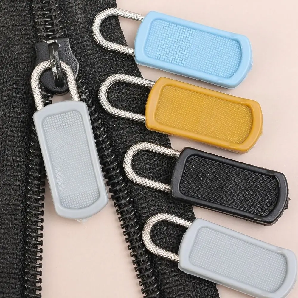 5Pcs Detachable Zipper Puller Removable DIY Sewing Tool Metal Zipper Head Repair Kits Markers Glow in The Dark Head