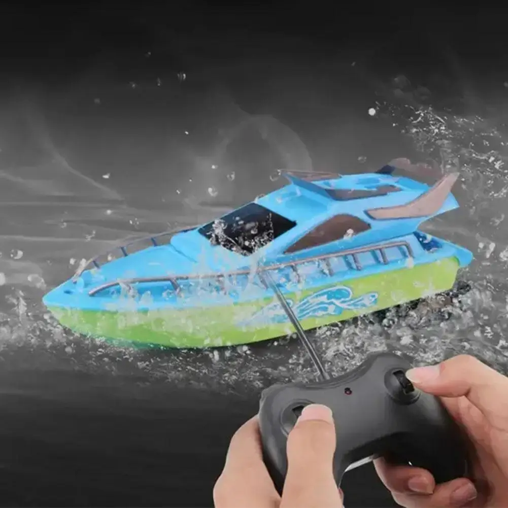 Bateau RC télécommandé rapide - 3 couleurs, 25,8 cm