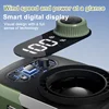 Portable Stepless Variable Waist Fan with Belt Clip, 100 Gears Digital Display, 6000mAh High Speed Fan for Outdoor Activities 2