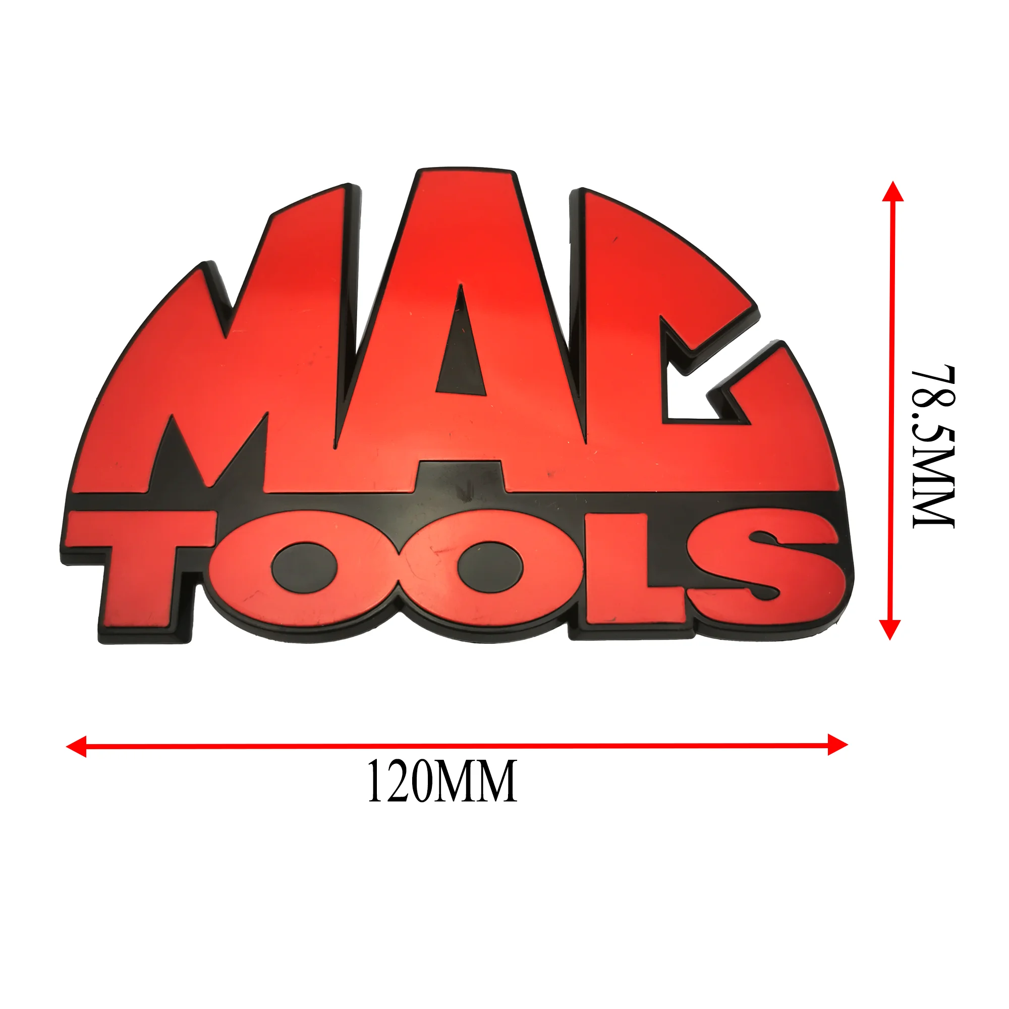 3D Design OEM 120mm MAC Tools Plastic Chrome Emblem Badge 3D Design OEM 120mm MAC Tools Plastic Chrome Emblem Badge