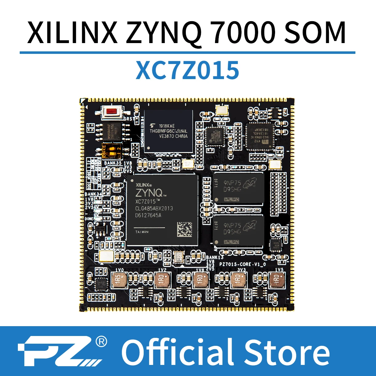 Puzhi Som 7015 Xilinx Soc Zynq 7000 Xc7z015 Fpga Core Board Industrial