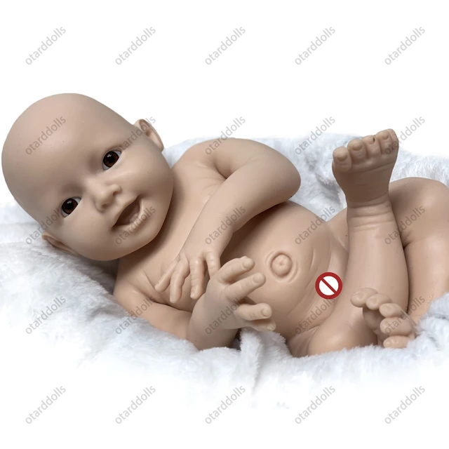 Baby Reborn Full Silicone Unpainted  Full Solid Silicone Baby Reborn -  40cm - Aliexpress