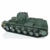 Henglong 1/16 7.0 Plastic FPV KV-1 RC Tank 3878 360 Turret Rotating Steel Gearbox Model Infrared Battle TH17463-SMT7 3