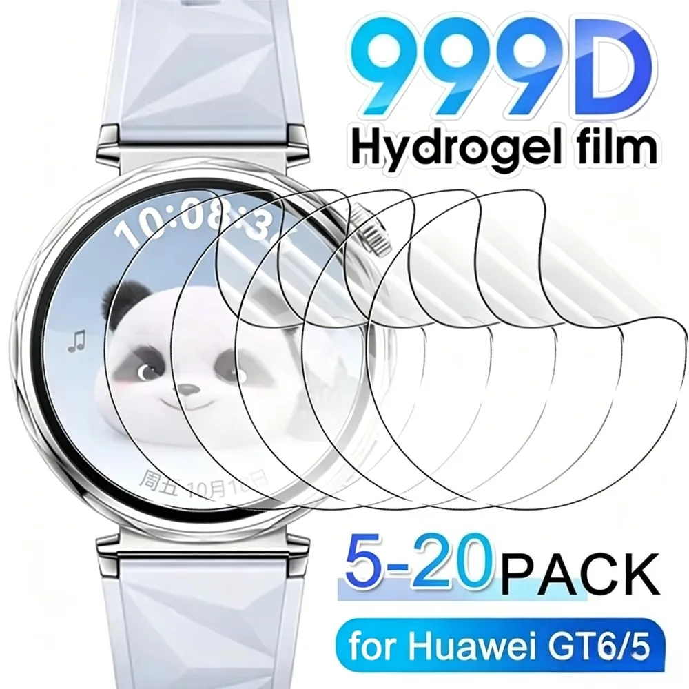 Hydrogel Film HD Anti-Scratch Screen Protector for Smartwatch (5-20 Pack)