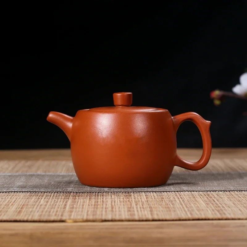 1PCS Yixing handmade purple clay teapot raw ore red clay Chinese household tea maker zisha tea set