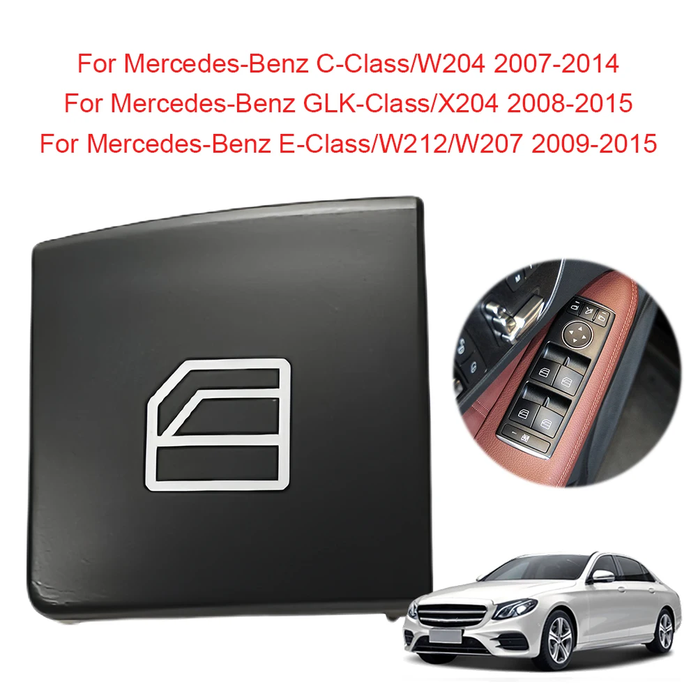 For Mercedes Benz A B C E GLA GLK Class W176 W246 W204 W212 W207 W156 X204 Interior Car Window Regulator Switch Button Cover Cap