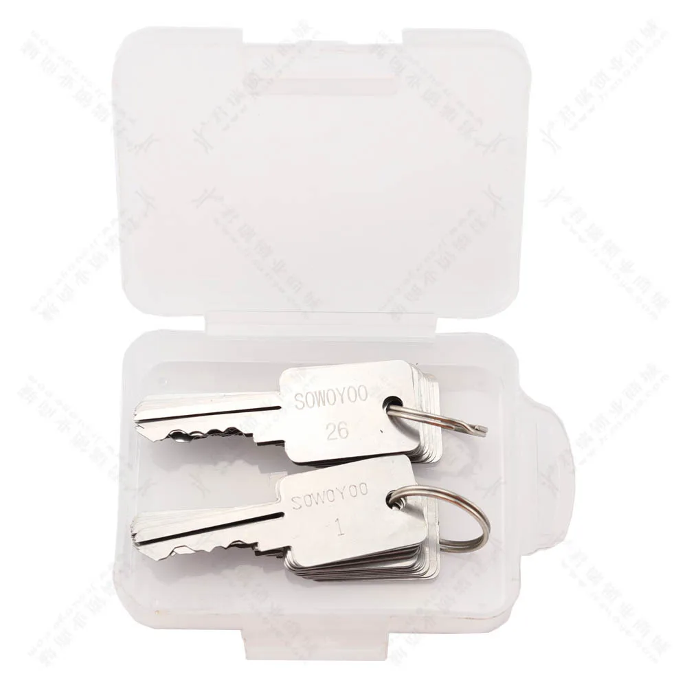 Locksmith Tools Lock Repair Tool 48 in 1 Universal Lock Key Set For PadLock Repairing