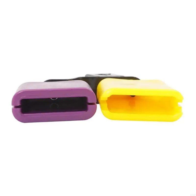 92ME Cowbell Rock Cowbell Bicolor for Drum Set Double Mounted Bells Kits Noise Maker Hand Percussion Football