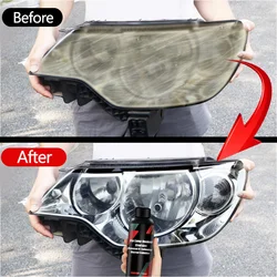 Car Light Restorative Liquid Removing Oxidation Dirt Portable Headlight Repair Polish Liquid For Car Headlight Restoration