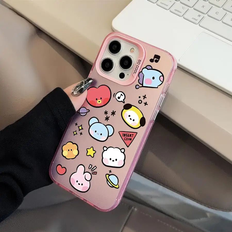 Cartoon BT Cute 21 Phone Case for iPhone 14 15 16 Plus thumbnail 4