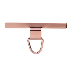 Universal Stainless Steel Ultra - Thin Phone Lanyard Strap - 4PCS (Rose Gold A)