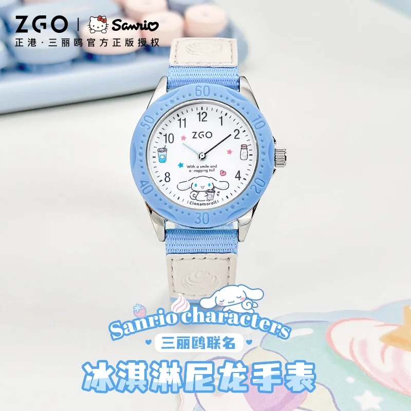 ZGO Sanrio Cinnamoroll Women's Quartz Watch Cute and Sporty Waterproof Wristwatch for Middle and High School Students Gift 336 4