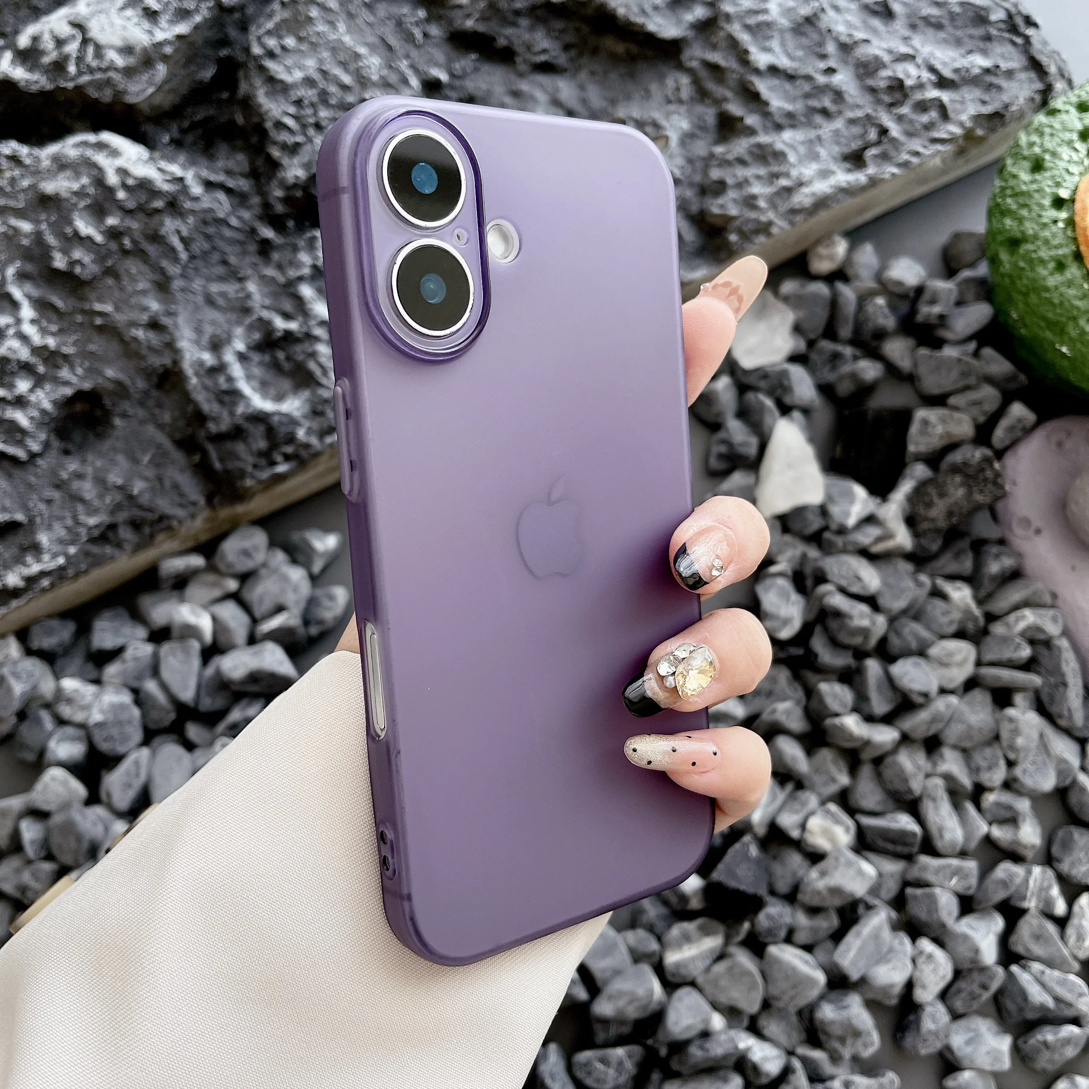 Ultra Thin Matte Transparent Soft TPU Shockproof Frosted Translucent Phone Case