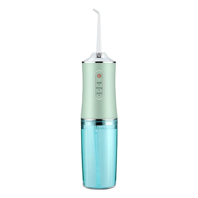 Oral Irrigator 3 Modes USB Rechargeable Portable Dental Water Jet Water Tank Waterproof Teeth Cleaner Dental Jet +1/4