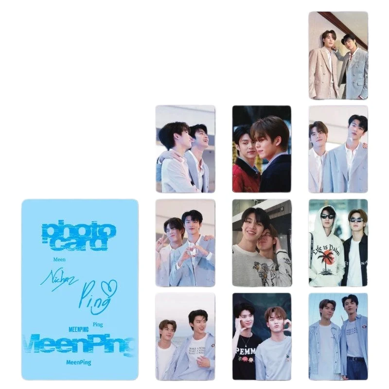 태국 TV My Dear Gangster Oppa 시리즈 드라마 스틸, 양면 인쇄, 3 인치 소형 카드, 반복되지 않는 Meenping HD 포스터, 8 PCs/세트