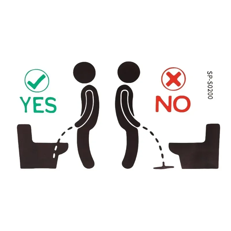 toilet wall stickers toilet stickers Toilet Sticker Funny Man WC Sticker Removable Toilet Stickers Bathroom Decoration Self-adhesive Wall Stickers Home Decor