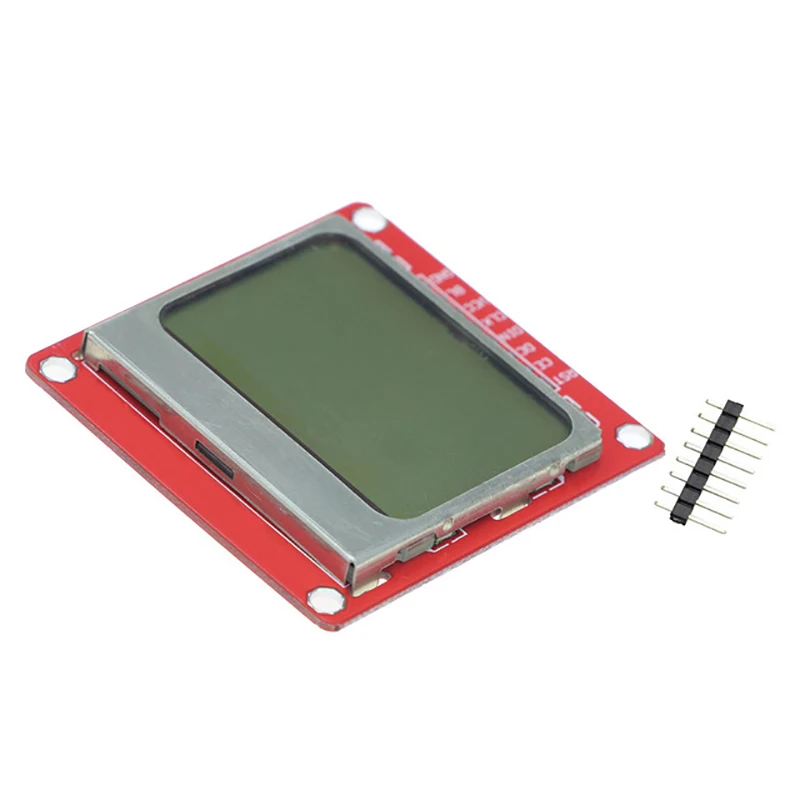 1 Pz 84 X48 Nokia 5110 Modulo Lcd 84*48 Con Pcb Adattatore Retroilluminazione Blu