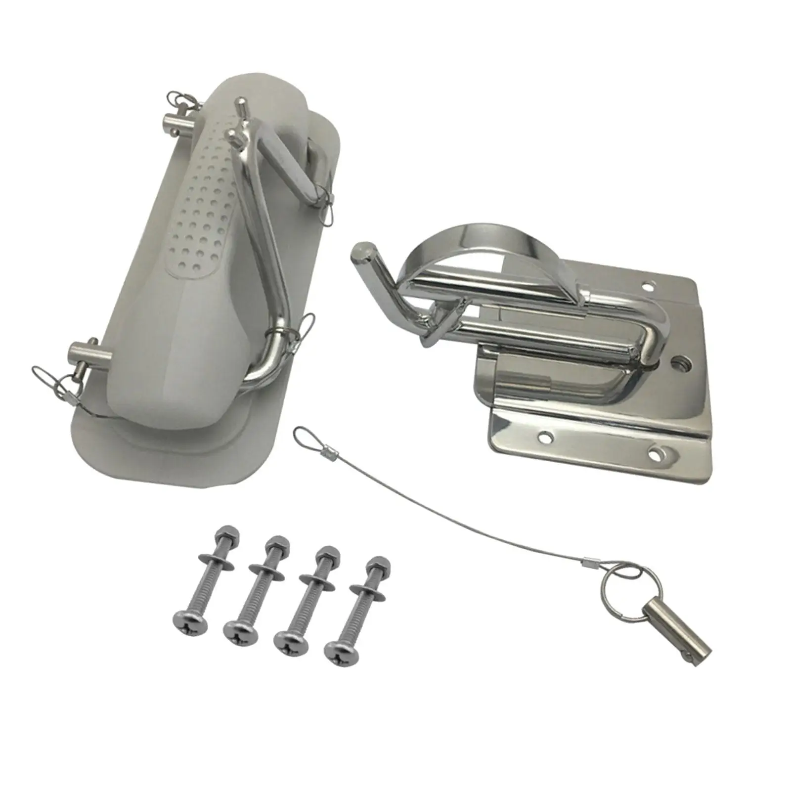 

Boat Snap Davits Set Boat Cleat Quick Davits System Strong Accessories Boat Grab Handle Durable Stainless Steel for Boat