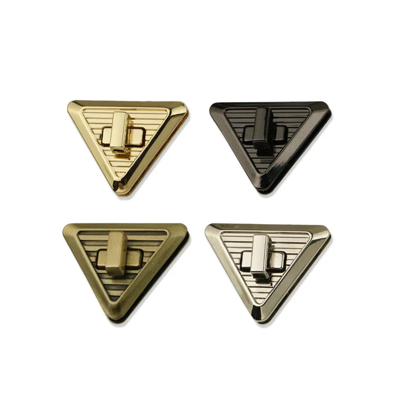 

40mm Bag Hardware Metal Purse Lock Set Zinc Alloy Push Bag Lock for HandBags