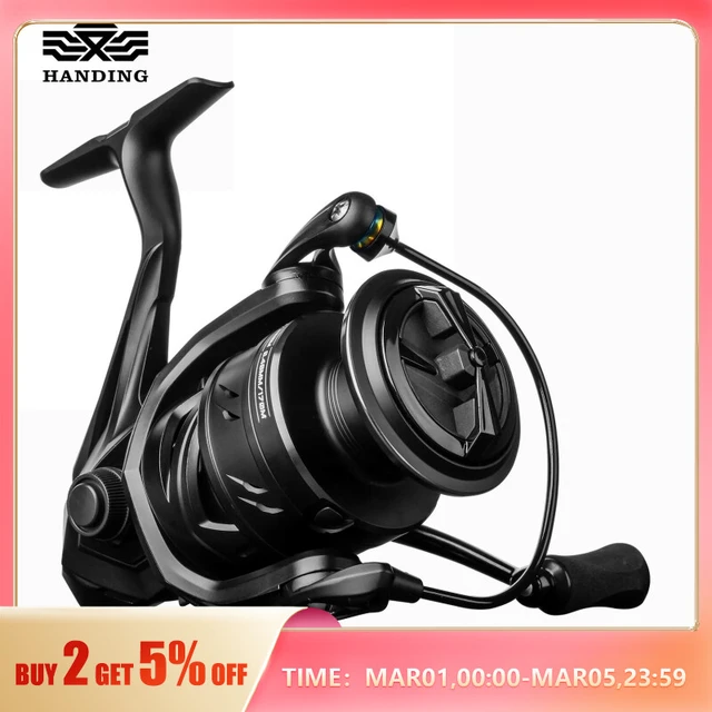 HANDING M1 Fishing Reel 12KG Max Drag Stainless Steal 9+1 BB 500-5000  Durable