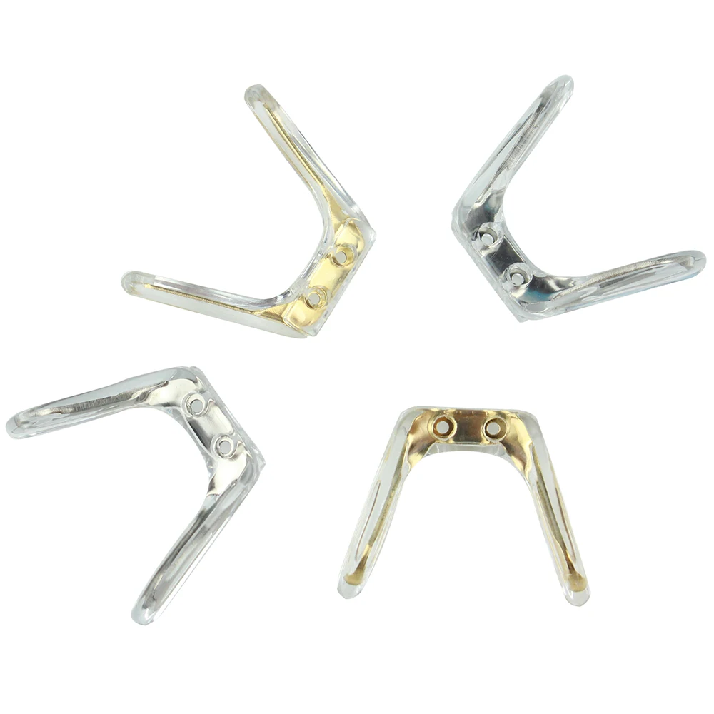 10pcs Eyeglasses Silicone Nose Pads Gold Silver Metal Core Glasses Bridge