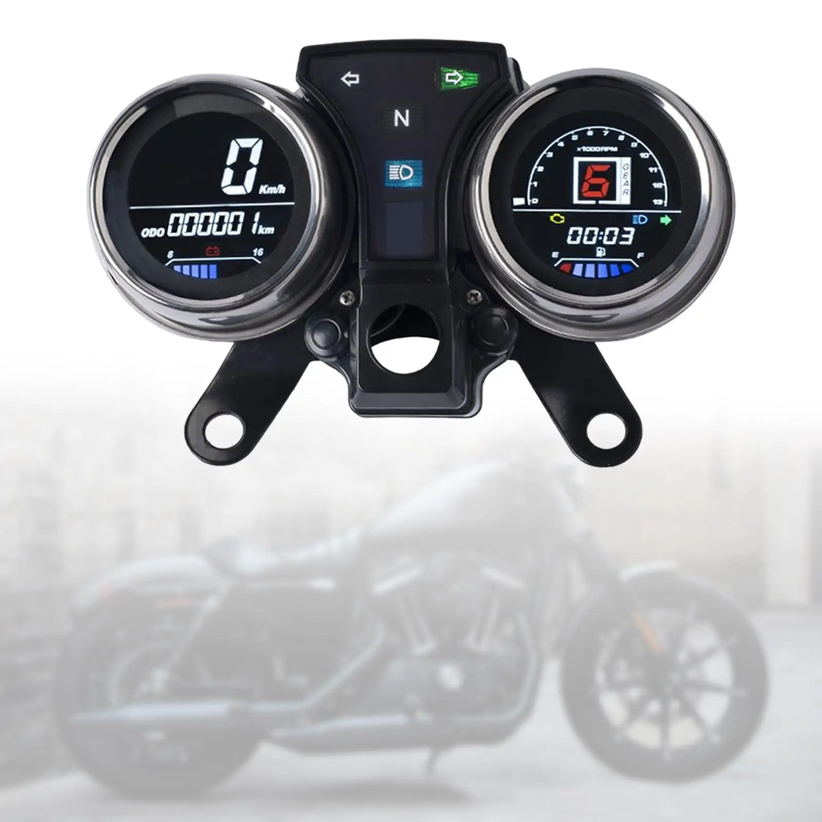 

Motorcycle Speedometer VA LCD Digital Dashboard Replace Easy Installation Electronic for Honda cm125 Tachometer Gauge