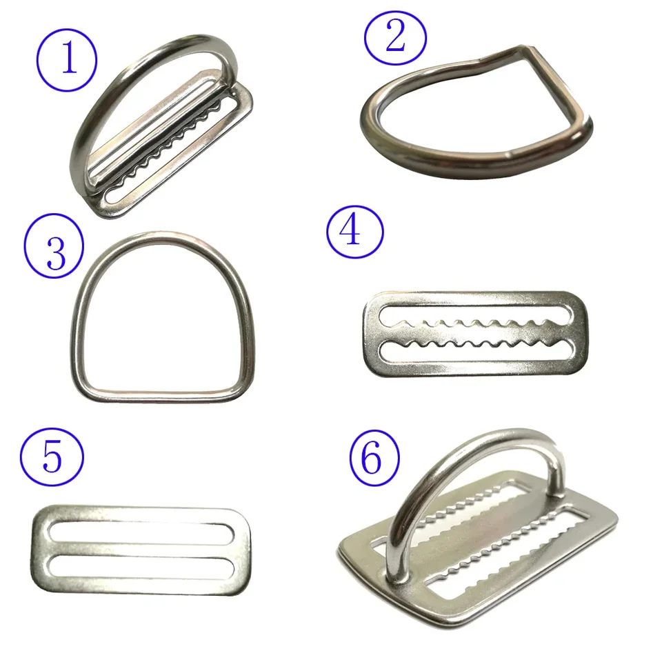 Keenso Gurtband, rubberen ring, 5 stuks duiken, rubberen bevestigingsband voor 5 cm gordel-gewichtsgordel Duiken